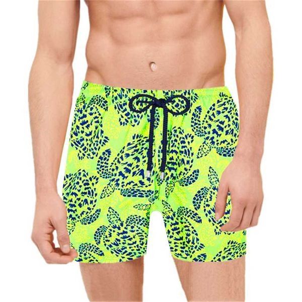 

vilebrequin spandex shorts men swimwear herringbones turtles summer casual shorts mmi0, White;black