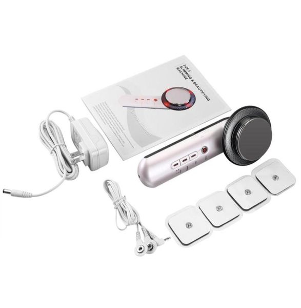 

face lifting 3 in 1 ems infrared ultrasonic body massager device ultrasound slimming fat burner cavitation face beauty machine cx21266742, Black;white
