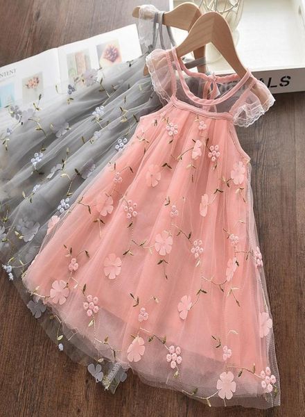 

girl039s dresses girls dress lace embroidered little flower for summer birthday present party costume toddler kids clothing3522049, Red;yellow