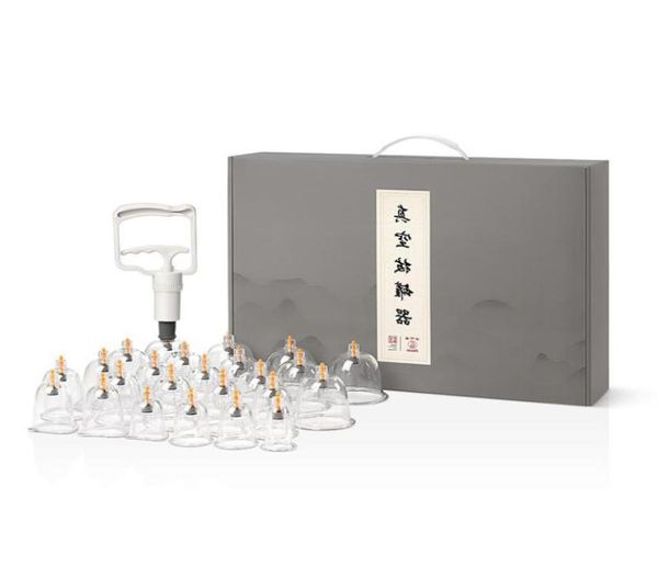 

hwato 24 vacuum cup massage therapy set gadgets suction cup acupuncture cans2553549