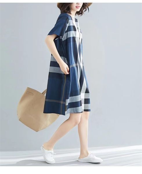 

womens casual dresses summer dress fashion cotton shirt clothing a-line skirt fresh sweet ladies trendy skirts blouses size s-2xl, Black;gray