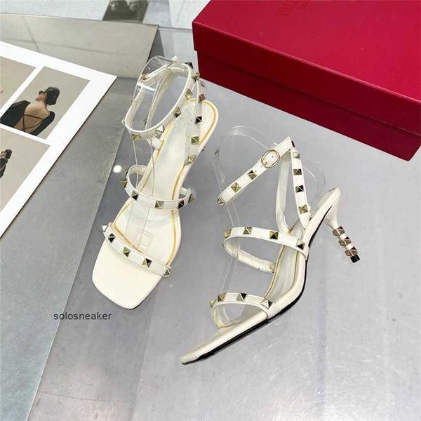 

buckle high valentinoly party flat fashion heel metal dress letter wedding shoes business casual women leather shoes 03-08, Black