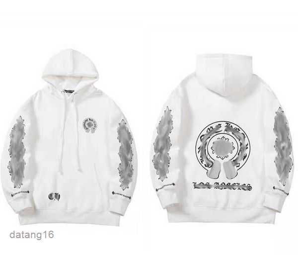 

designer mens hoodies chrome winter sweatshirts heart hoodie ch long sleeve jacket loose coat hooded hoody men woman hip hop chromees hearts, Black