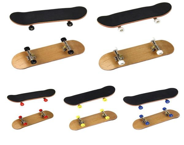 

kids toys wooden fingerboard professional mini finger skateboards basic toys for boys girls with bearings wheel foam tape set3958125
