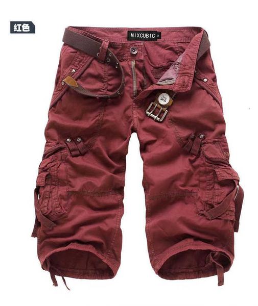 

men's capris overalls trendy solid color washing 5820, White;black