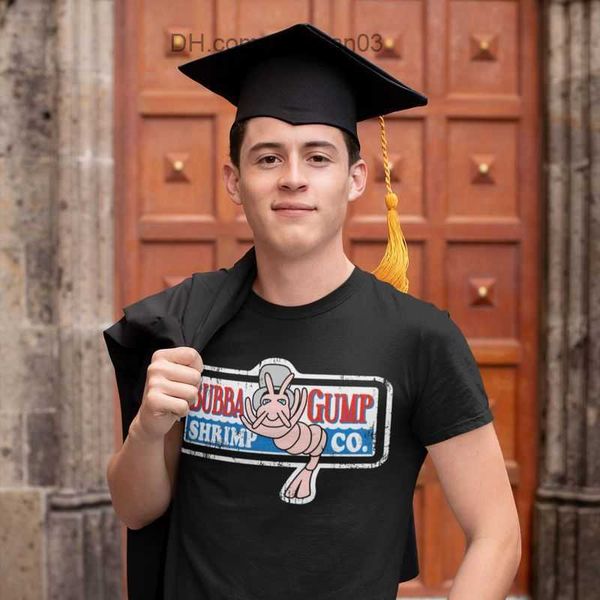 

men's t-shirts forrest gump t shirt bubba gump shrimp co tshirt print 4xl tee shirt awesome classic 100 cotton short sleeves men tshirt, White;black