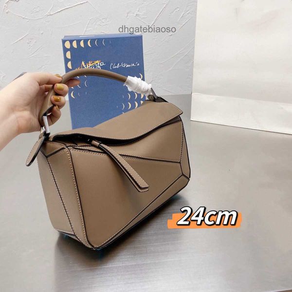 

bag colored designer girl bags tote 2023 handbags crossbody small totes puzzles spliced diamond handbag loewsbag large capacity enlh