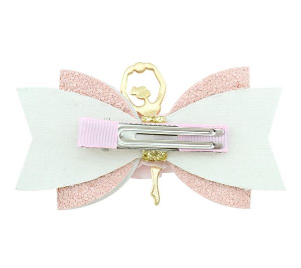 

sparkly 26 inch glitter hair bows with clip for women girls solid ballerina hairpin children barrettes hair accessories 943 po4c5771718, Slivery;white