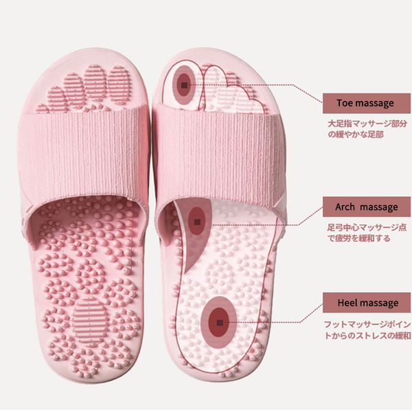 

slippers house non slip women massage slippers summer fashion indoor outdoor flip flops woman shoes beach bathroom slipper men slide 230703, Black