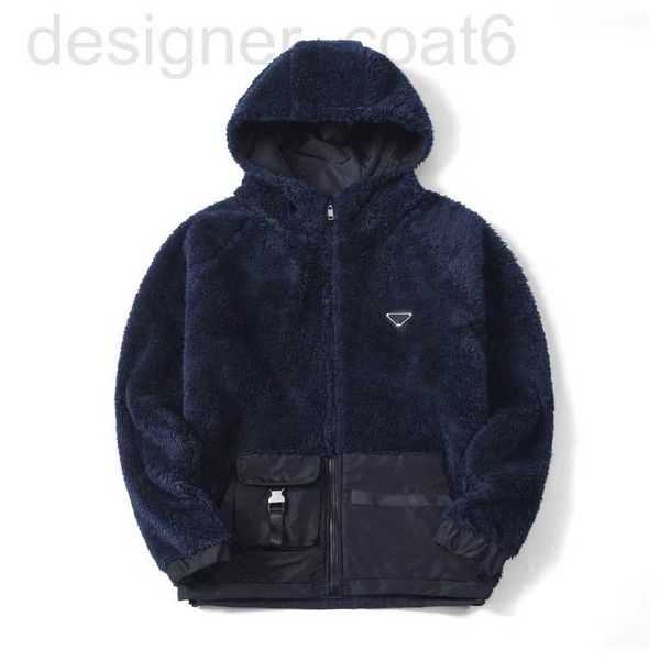 

men's jackets designer 2022 new jackets highquality fleece nylon pockets splicing design luxury handsome mens 6n3e, Black;brown