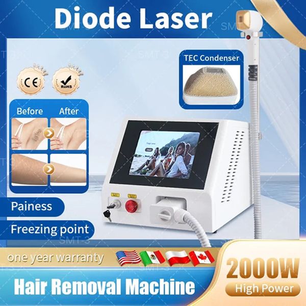 

diode l-aser 808nm hair removal machine 3 waves 755 1064 808 triple depilacion l-aser ice titanium, Black