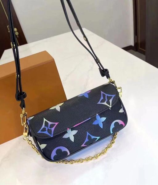 

women's mini shoulder bag dinner bag new ivy old flower woc underarm bag chain strap single shoulder crossbody handbag m81911 have box