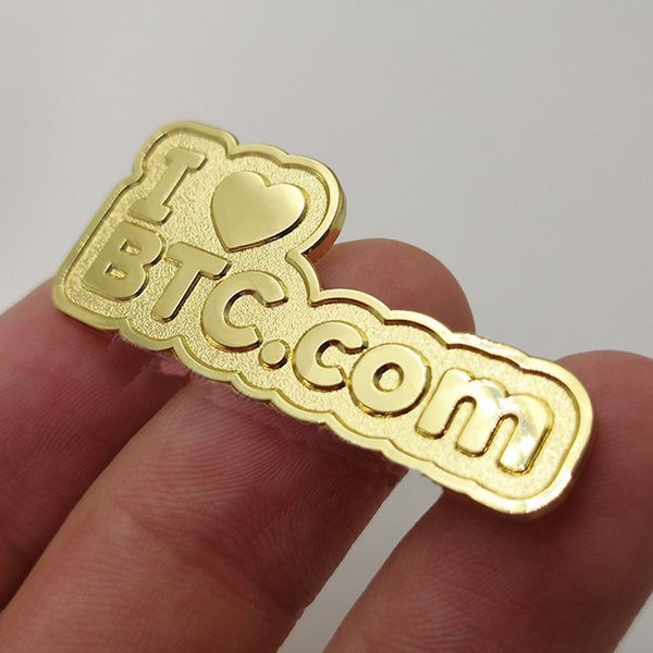 

pins brooches real 925 silver 3d engrave custom name brooch pin badges personal collar button backpack fans gift 230704, Gray