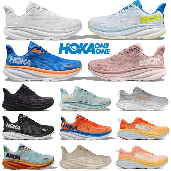 

hoka one one people running shoes hokas bondi 8 carbon x2 clifton challenger atr 6 women men low mesh trainers triple white on cloud sports