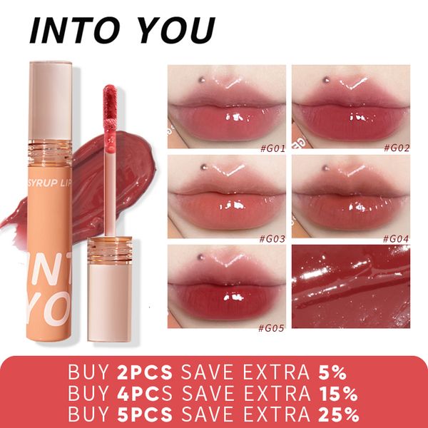 

lipstick into you syrup glossy lip tint the food series liquid cosmetics 5 colors makeup 230703