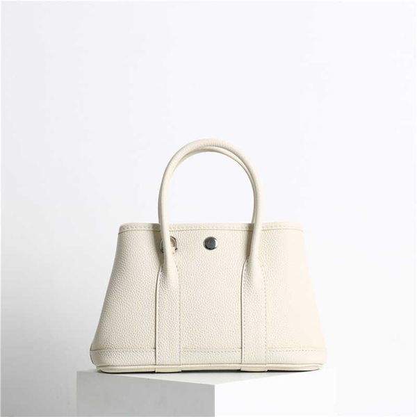 

garden designer tote bags cowhide garden party bag leather women's new bucket fashion portable 80mw