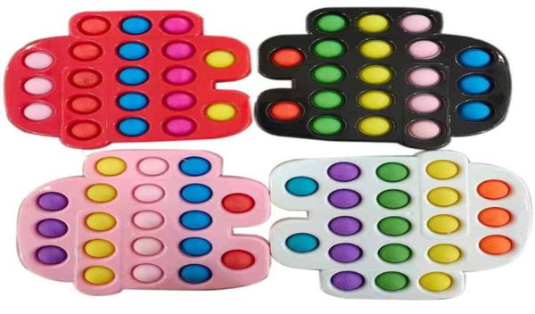 

sensory decompression toy camouflage finger push bubble squeeze stress balls jelly fish bear silicone toys for children g50c9e15618490