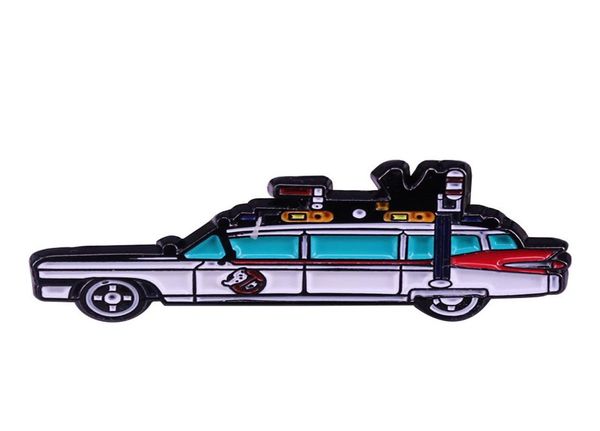 

ghostbuster pin ambulance brooch fantasy adventure film badge one wish 8291168, Blue