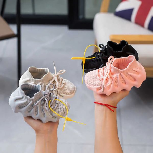 

athletic outdoor kids shoes summer new children's ocs coconut shoes boys' breathable xiaolongbao volcano sports shoes girls', Black