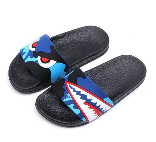 

kids summer slippers boys water shoes baby cartoon crocodile sandal cute girls indoor bathroom shoes children beach flip flops9482447, Black;grey
