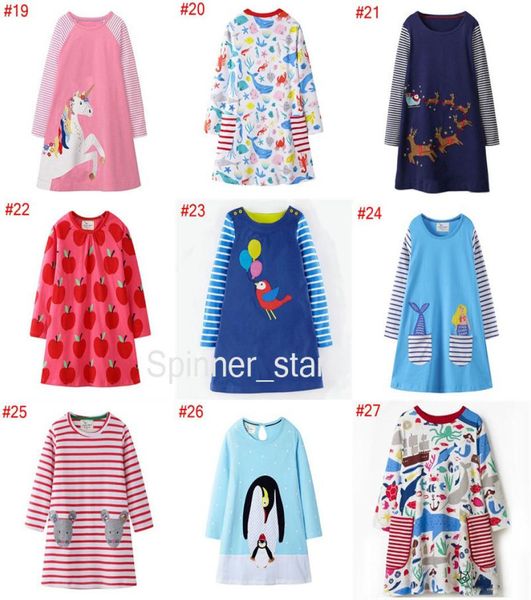 

new children039s skirt autumn cotton 100 cotton princess dress girls print longsleeved dress3507148, Red;yellow