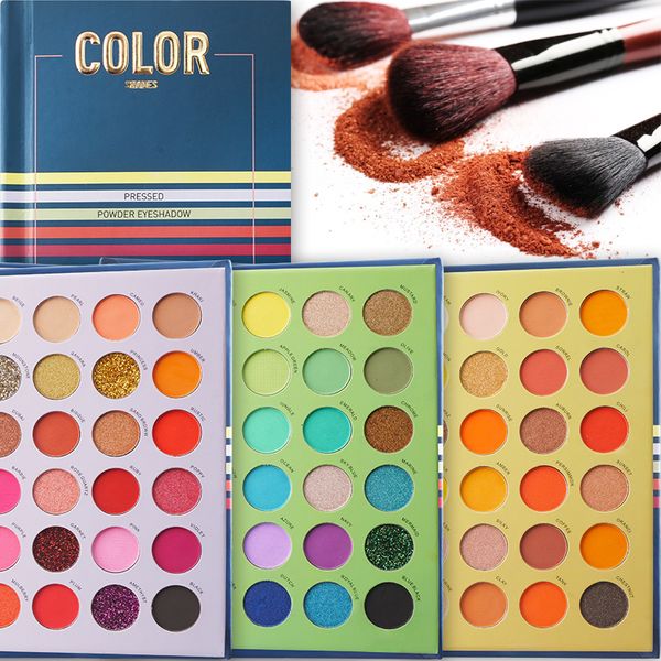 

eye shadowliner combination 72 colors gliltter eyeshadow palette matte shadow pallete shimmer shine nude make up set kit cosmetic women 2307