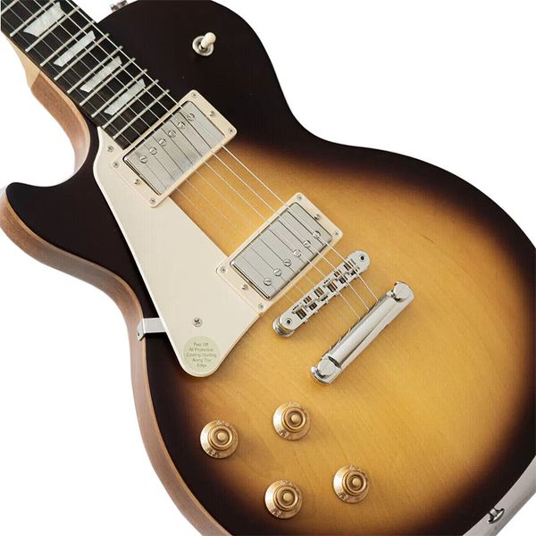 

tobacco burst left hand electric guitar 6 strings factory customization