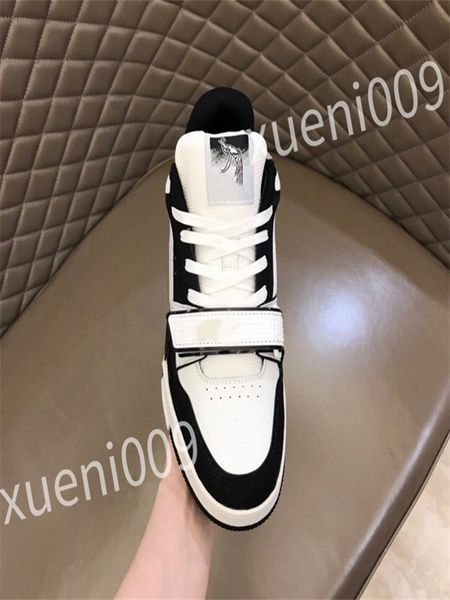 

2023 men's casual shoe real cowhide leather outdoor sports shoes men fashion sneakers for man size 35-46 wd230603, Black