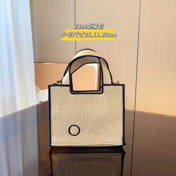 

woven loews tote raffia spain straw bags girl handbag totes bag fiber designer lady large 23ss capacity shoulder rural style women's tr
