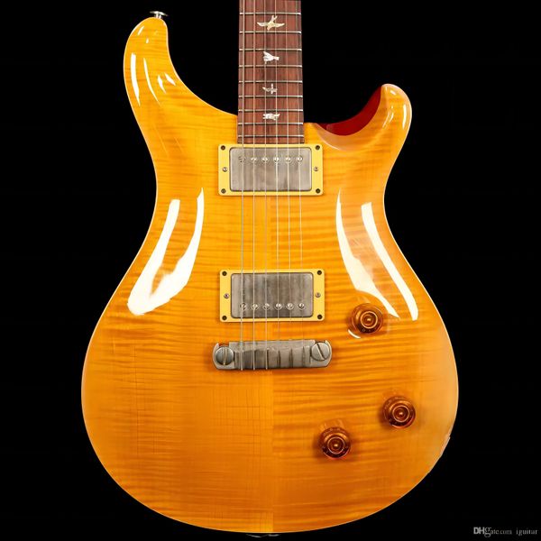 

rare custom 22 10 electric guitar yellow burst reed smith 22 frets guitar