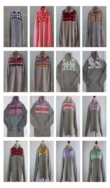 

21 design sherpa hoodies winter women sherpa soft pullover sweater outwear coat pullovers warm patchwork sweaters ljjk18368967371, White