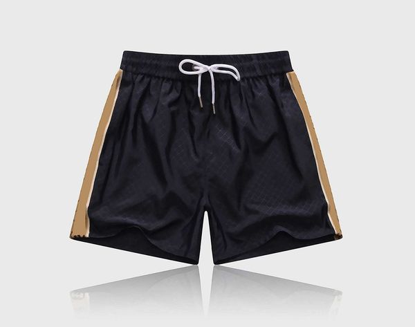 

a22ss designer style waterproof fabric runway trousers summer beach pants mens board shorts men surf shorts swim trunks sport shorts oxmk, Black