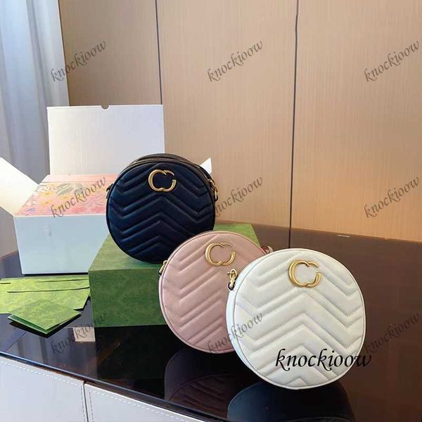 

luxury bags designer bags genuine leather purse chain crossbody bag popular paragraph round cake bag pink bag woman mini small bag 230704