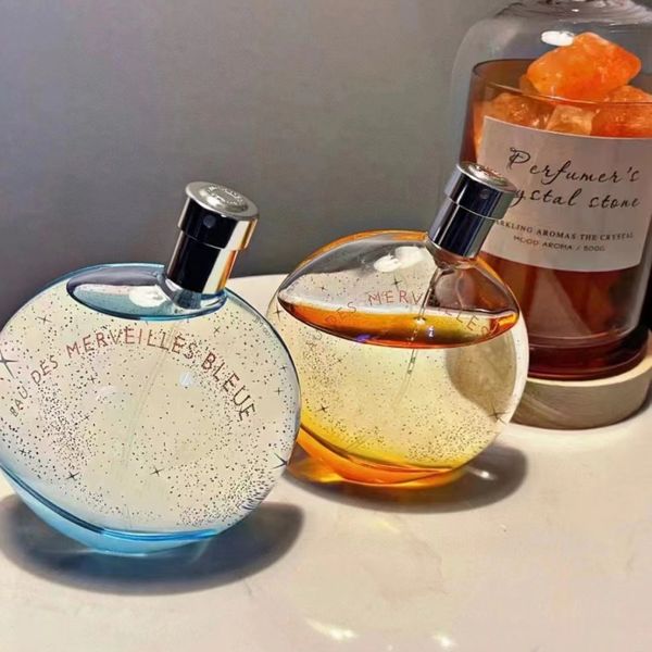 

luxuries designer men perfume women fragrance eau des merveilles bleue 100ml incense original long lasting body spray men's cologne sel