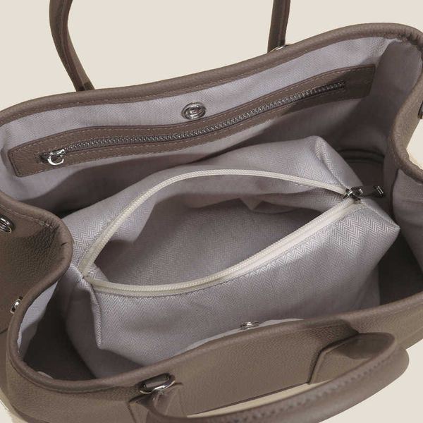 

classic hemrres tote bags garden party new layer cowhide lychee patterned togo garden bag with large capacity genuine leather carrying for w