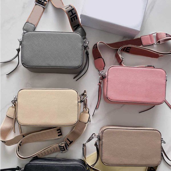 

crossbody bags designer bags shoulder bags women camera bag wide shoulder strap handabg leather matching single messenger bag 220920