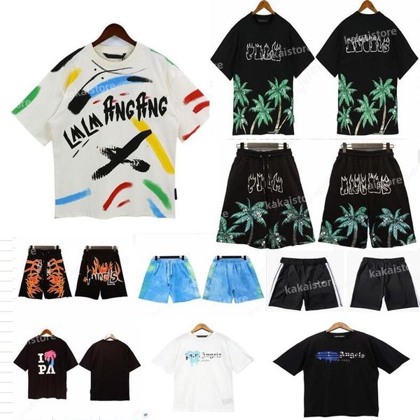 

palm angel mens t shirts mens&womens designers t-shirts tees apparel man casual chest letter shirt luxurys clothing street shorts sleeve cl, White;black