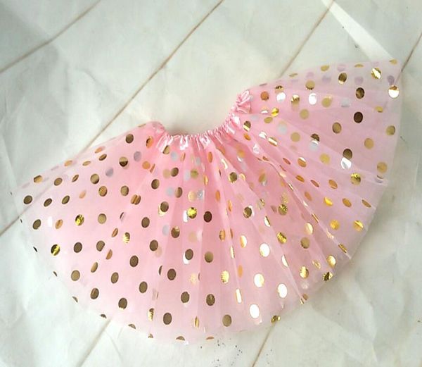 

baby girls gold polka dots ballet skirts infant fancy party tutu tulle skirt baby bitheday tutus pographe skirt 08t7255403, Blue