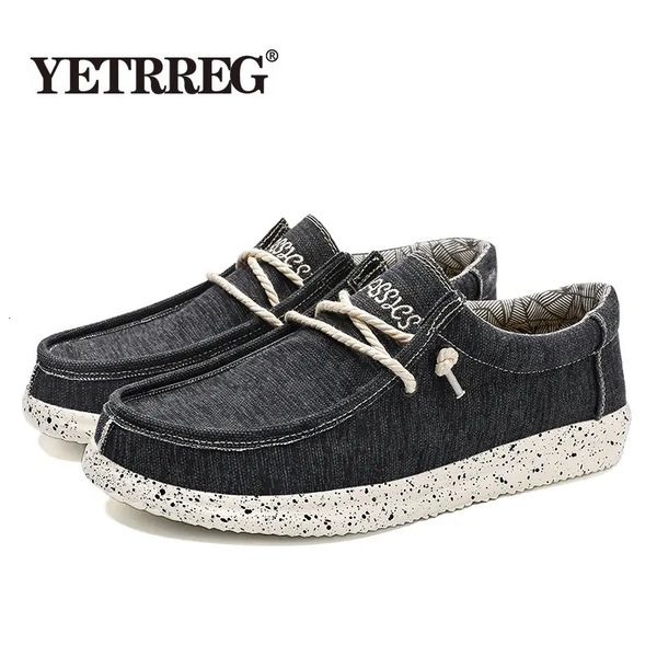 

dress shoes large size outdoor men s casual denim canvas vulcanize fashion luxury style designer breathable men sneakers loafers 230703, Black