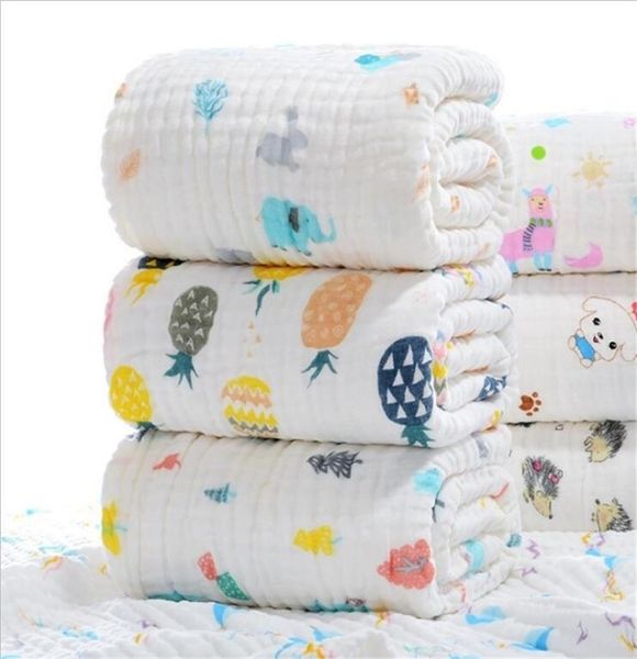 

105 multi designs muslin baby swaddle blanket 6 layers gauze cotton swaddle newborn baby bath towel swaddle blankets lj2010144656743