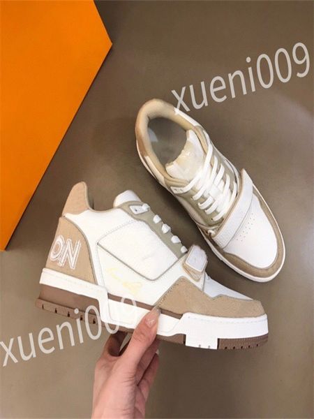 

2023 new luxury men's casual shoe real cowhide leather outdoor sports shoes men fashion sneakers for man size 35-46 wd230603, Black