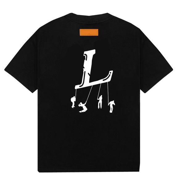 

2023 luxury men's fashion designer t-shirt printed short sleeve hip hop clothing asian size m-xxxxxx, White;black