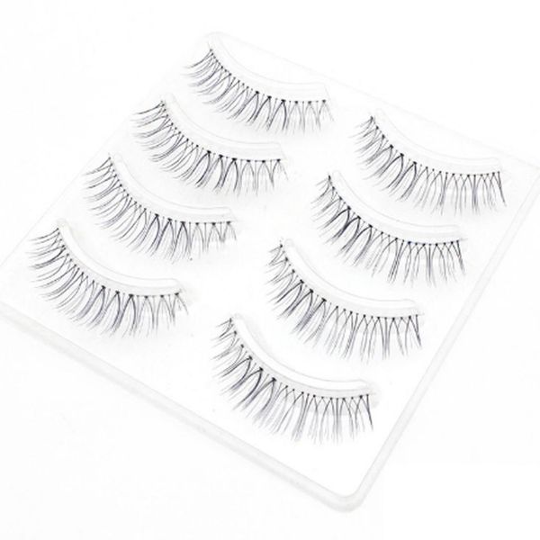 

silk eyelashes eye lashes hand made natural long faux cils lashes reusable false eyelashes wimpers beauty make up 331700865