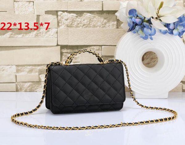 

women designer leather bag small bags pearl chain bag crossbody shoulder french style bags luxurys cross clutch handbags