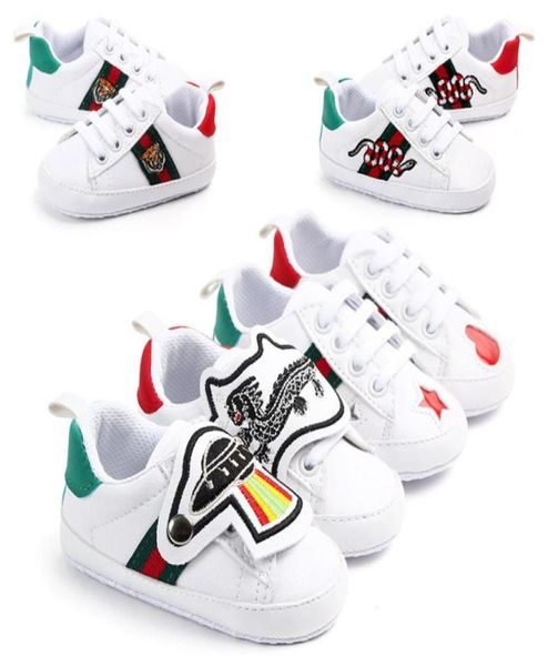 

baby first walker shoes newborn boys girls heart star first walkers crib soft bottom kids lace up pu prewalker sneakers1612159