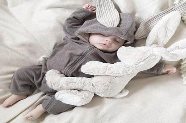 

spring autumn newborn baby clothes baby rompers cotton hoodie newborn girl onesies fashion infant costume boys outfits4007076, Blue