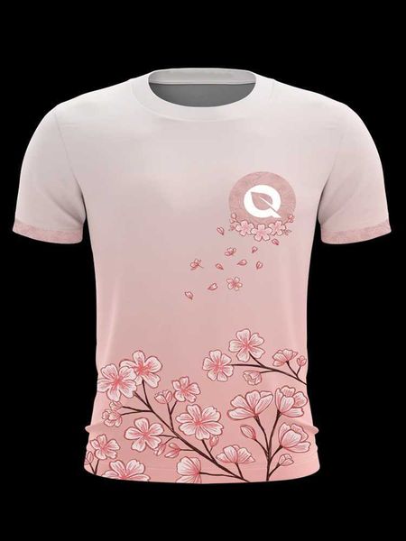 

men's t-shirts kaus berkualitas tinggi tshirt ukuran besar jersey sakura musim semi tim flyquest game pria dan wanita baru z230706, White;black