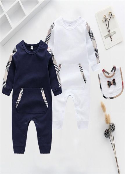 

baby rompers spring autumn boy clothes new romper cotton newborn baby girls kids designer lovely infant jumpsuits clothing2696222, Blue