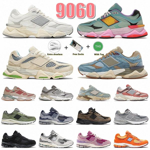 

9060s 9060 joe freshgoods men women running shoes suede 1906r designer penny cookie pink baby shower blue sea salt outdoor trail 990v3 iink#, Black