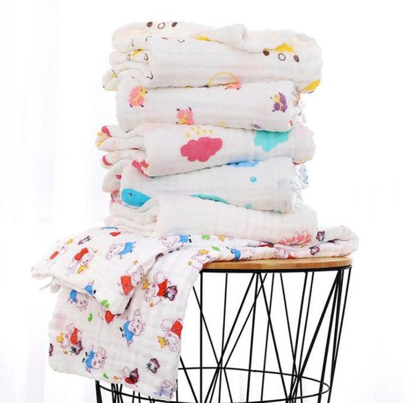 

baby bath towel muslin 6 layers 100 cotton towels wrinkled seersucker neonatal child solid color absorb blanket swaddle wrap bedd9624355